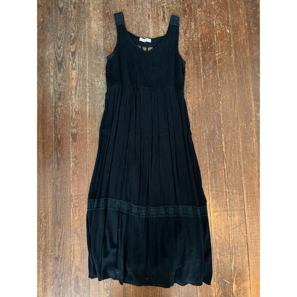 Studio West Dresses & Skirts - Studio West Apparel Maxi Dress Summer Boho Vacation Breezy Black Large
